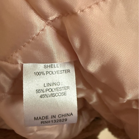 Revolve Dundas X Stevie Faux Fur Teddy Coat — Dreamy Blush, Size Medium - Picture 7 of 9